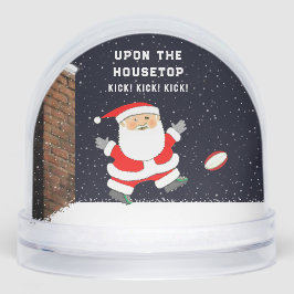 Rugby Christmas Holiday Gift Snow Globe Schneekugeln