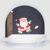 Rugby Christmas Holiday Gift Snow Globe Schneekugeln (Rückseite)