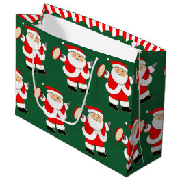 Rugby Christmas Holiday Große Geschenktüte