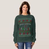 Rugby Christmas Jumper Sweatshirt (Vorne ganz)
