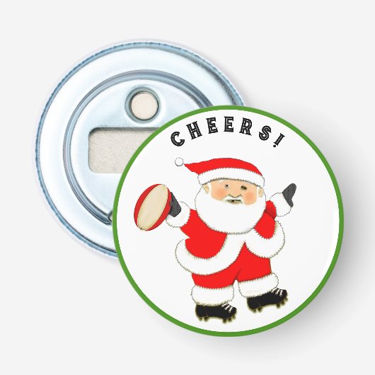 Rugby Christmas Kleinen Geschenke Flaschenöffner (Vorderseite)