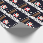 Rugby Christmas Wrapping Paper Geschenkpapier (Ecke)