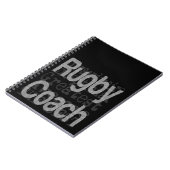 Rugby Coach Extraordinaire Notizblock (Linke Seite)