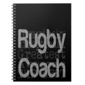Rugby Coach Extraordinaire Notizblock (Vorderseite)