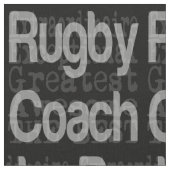 Rugby Coach Extraordinaire Stoff (Nahaufnahme)