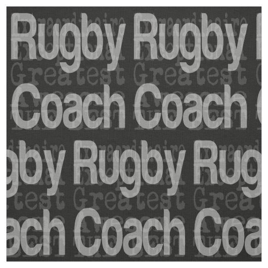 Rugby Coach Extraordinaire Stoff (Muster)