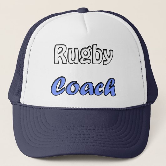 Rugby Coach Truckerkappe (Vorderseite)