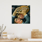 Rugby Combat Art Print Poster (Küche)