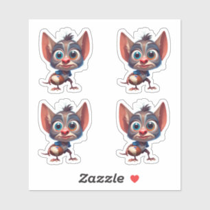 Rugby Creature Custom Cut Vinyl Stickers Aufkleber
