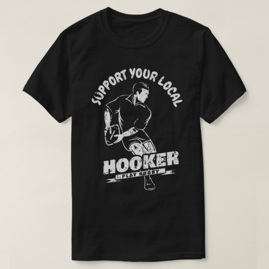 Rugby Design Rugby Fans T-Shirt (Design vorne)
