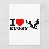 Rugby Designs Postkarte (Vorderseite)