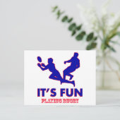 Rugby Designs Postkarte (Stehend Vorderseite)