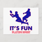 Rugby Designs Postkarte (Vorderseite)