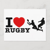 Rugby Designs Postkarte (Vorderseite)