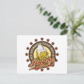 Rugby Drinking Team Postkarte (Stehend Vorderseite)