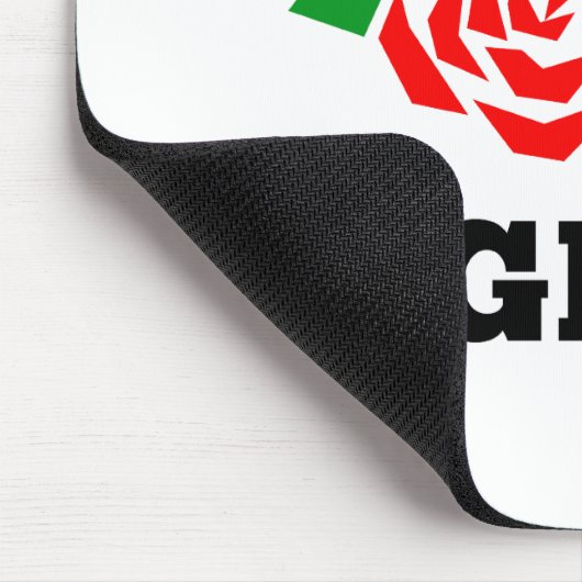 Rugby-England-Englisch-Rose Mousepad (Ecke)