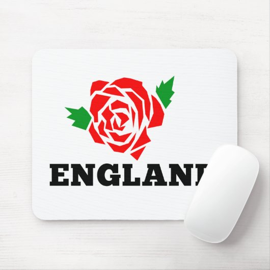 Rugby-England-Englisch-Rose Mousepad (Mit Mouse)