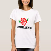 Rugby-England-Englisch-Rose T-Shirt (Vorderseite)