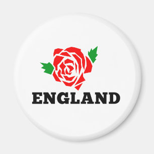 Rugby England Englische Rose Magnet
