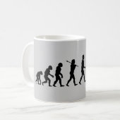 Rugby-Evolutions-Spaß-Sport Kaffeetasse (Vorderseite Links)