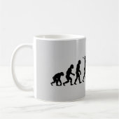 Rugby-Evolutions-Spaß-Sport Kaffeetasse (Links)