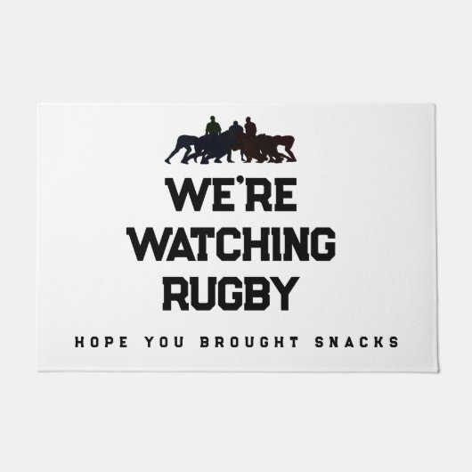 Rugby Fan Doormat Fußmatte (Vorderseite)