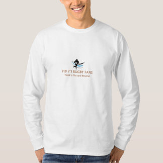 Rugby-Fan-grundlegende lange Hülse Fidschis 7 T-Shirt