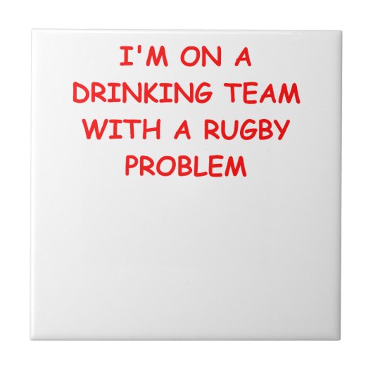 RUGBY FLIESE (Vorderseite)