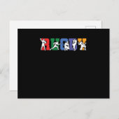 Rugby Football Rugby Team Rugby Player Gift Postkarte (Vorne/Hinten)