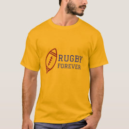 Rugby Forever Athletik-Design T-Shirt