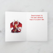 Rugby Forward Protective Passionate and Proud Karte (Innenseite)