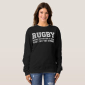 Rugby für Rugby-Spieler Trainer Schiedsrichter und Sweatshirt (Vorne ganz)