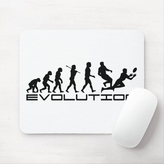 Rugby-Fußball-Sport-Evolutions-Kunst Mousepad (Mit Mouse)