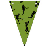 Rugby game are on Bunting Flags Wimpelkette (Zweite Fahne)