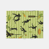 Rugby game are on Fleece Blanket (Vorderseite (Horizontal))