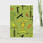 Rugby game are on karte (Vorderseite)