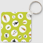 Rugby game are on Keyring to success Schlüsselanhänger (Rückseite)