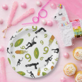 Rugby game are on pappteller (Party)