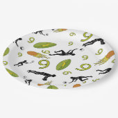 Rugby game are on pappteller (Schrägansicht)