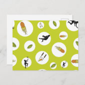 Rugby game are on postkarte (Vorne/Hinten)