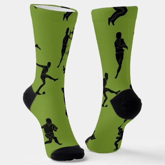 Rugby game are on socken (Gewinkelt)