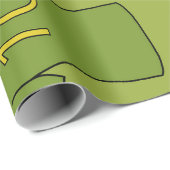 Rugby game are on Wrapping Paper Geschenkpapier (Rolleneckpunkt)