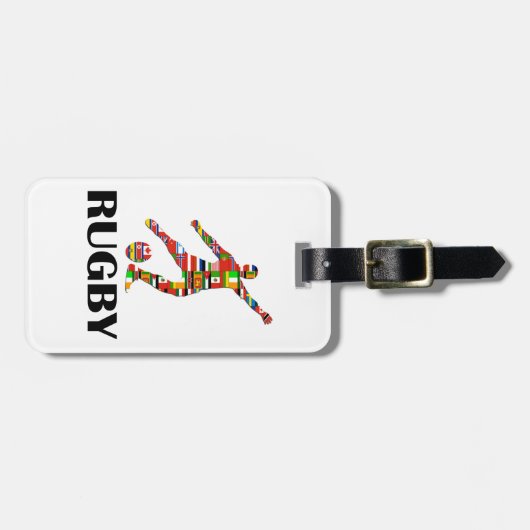 Rugby Gepäckanhänger (Vorderseite horizontal)
