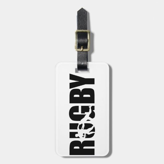 Rugby Gepäckanhänger (Vorderseite vertikal)