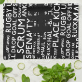 Rugby Gewerkschaft Geschenke Geschirrtuch (Gefaltet)
