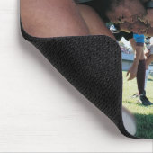 Rugby Gewerkschaft Spieler in einem Rätsel Mousepad (Ecke)