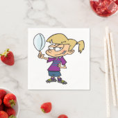 Rugby Girl Paper Napkins Serviette (Beispiel)
