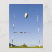 Rugby Goal Postkarte (Vorderseite)
