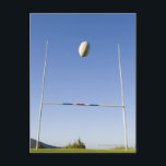 Rugby Goal Postkarte<br><div class="desc">Torwertung von Rugby | Jupiterimages | AssetID: 78633739</div>