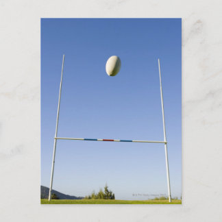 Rugby Goal Postkarte
